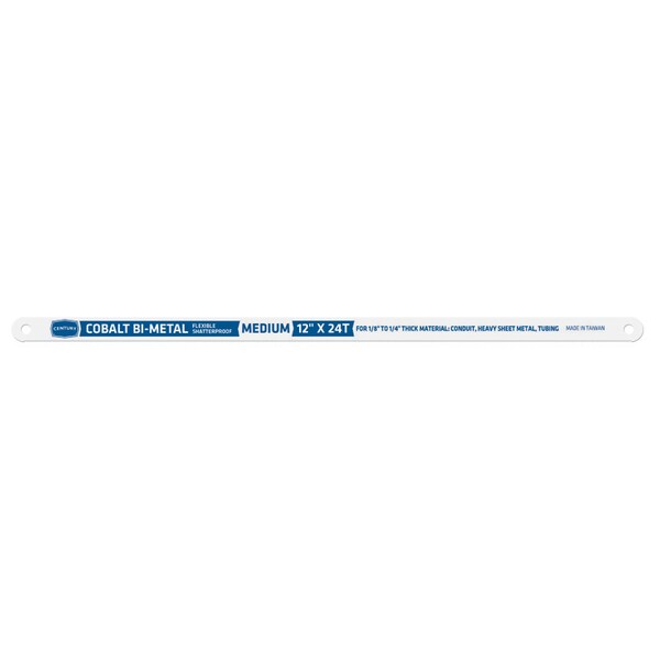 Century Drill And Tool Hacksaw Blade 12" X 24T Teeth Per Inch-Cobalt Bi-Hard 4424